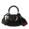 【包税】GUCCI/古驰 21秋冬新款 女士迷你黑色皮革附可拆卸肩带黑色竹节手柄单肩手提包68686410ODP1060 商品缩略图0