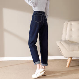 【黑科技防泼水！】HEY+JEANS 三防九分牛仔裤 舒适透气 排汗速干 加绒保暖 纳米防水防油防污 轻松应对各种天气 热卖