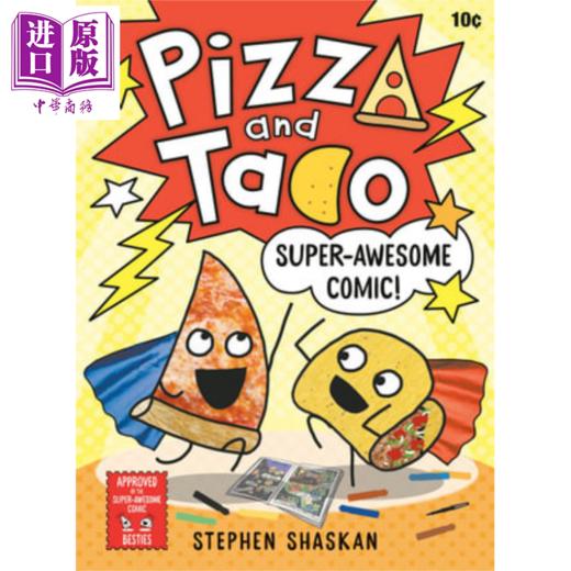 【中商原版】初阶漫画小说套装3册 Pizza and Taco 披萨饼与玉米片系列 儿童初级章节书 搞笑图画小说 英文原版进口图书 5-8岁 商品图3