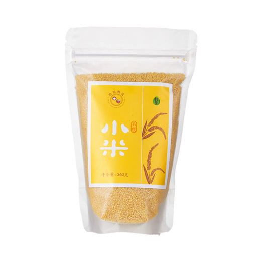 有机黄小米 2袋装/7袋装  软糯香滑 易煮 农残项目零检出 360g/袋 商品图6