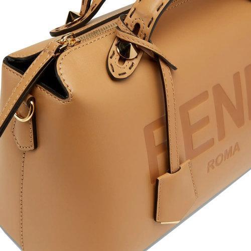【包税】FENDI/芬迪 2021秋冬新款By The Way系列 女士中号米色皮革内部拉链口袋镀钯饰面金属配饰配可拆卸肩带斜跨单肩手提波士顿包8BL146AC9LF15KR 商品图4