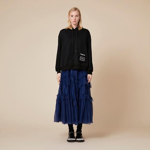 故宫飞虎旗印花黑色卫衣 商品图2