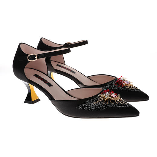 sheme新中式《高山族》系列之《星辉》原创文化设计真皮女鞋可定制 商品图5