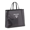 【包税】PRADA/普拉达 21年秋冬新款 女士黑色织物材质皮革提手附可拆卸皮革拉链式小袋亮片装饰网眼手提托特包1BG416_2D0A_F0002_V_OOO 商品缩略图2