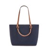 【包税】LOEWE/罗意威 21秋冬新款Love系列 女士小号海军蓝色羊毛配棕褐色皮革单肩手提托特包0010643914 商品缩略图2