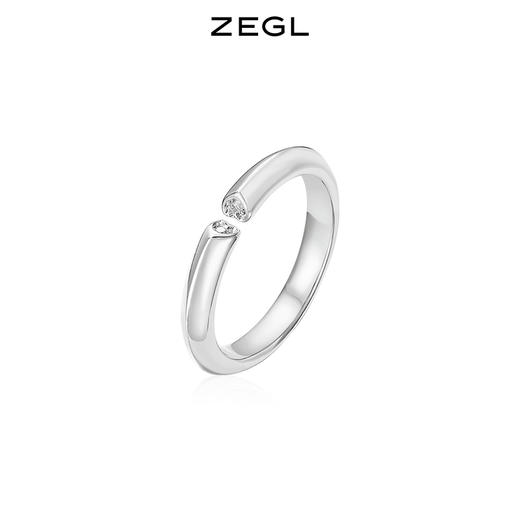 ZEGL925纯银情侣戒指男女一对小众设计感开口戒情人节送女友礼物 商品图4