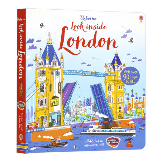 尤斯伯恩看里面系列 伦敦 英文原版 Usborne Look Inside London 英文版儿童英语启蒙读物 纸板书翻翻书 进口原版书籍 商品图0