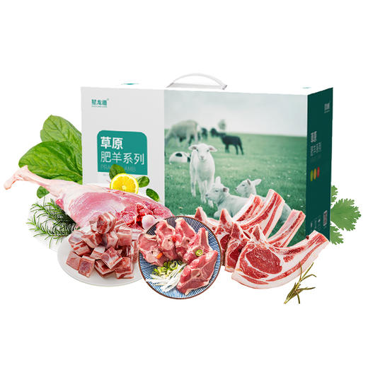 羊肉礼盒—草原之夜 (后腿肉500g  羊肉块500g  羊蝎子500g  羊排500g  羊肉馅500g ) 商品图3