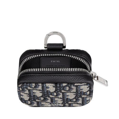 【包税】DIOR/迪奥 22春夏新款D-TOUCH系列 男士NANO款经典老花提花织物横版挂脖手拿零钱包2ESBC269YSE_H05E 商品图1