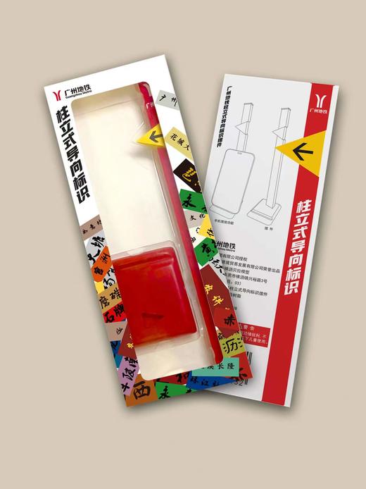 广州地铁柱立式导向标识摆件 商品图2