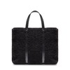 【包税】Balenciaga/巴黎世家 22春夏新款EAST-WEST BARBES系列 女士中号黑色剪羊毛单肩手提购物包6714092104Y1000 商品缩略图1
