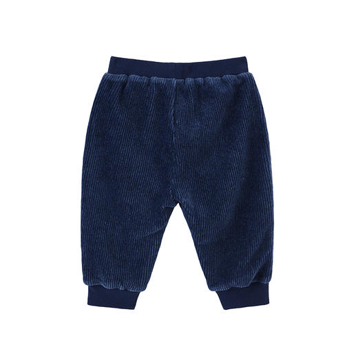 英氏-童衣类（冬）E1连针PP裤中牛仔蓝100CM 商品图1