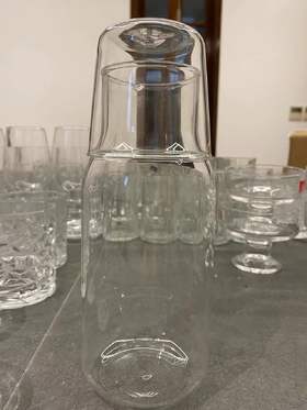 【已绝版】带杯玻璃壶