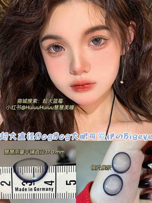 【大直径】Sheepcon-超大蓝莓/波子气泡水-14.5mm【年抛 0-1000度 含有525/575】 商品图0