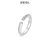 ZEGL925纯银情侣戒指男女一对小众设计感开口戒情人节送女友礼物 商品缩略图5