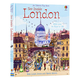 尤斯伯恩看里面系列 伦敦 英文原版 Usborne See Inside London 英文版儿童科普读物纸板书 立体机关翻翻书 进口原版英语书籍
