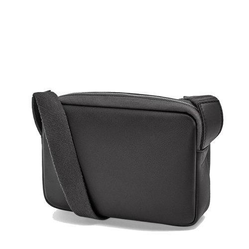 【包税】LOEWE/罗意威 21秋冬新款Signature系列 男士XS款无烟煤色/黑色帆布配皮单肩斜挎邮差包0010650992 商品图1