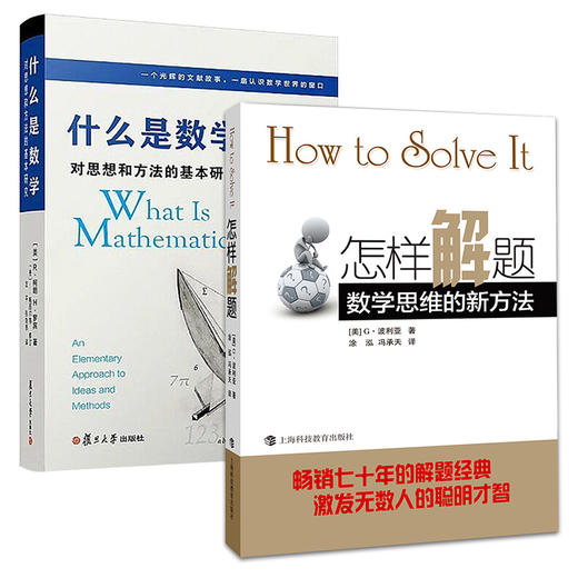 怎样解题-数学思维的新方法+什么是数学-对思想和方法的基本研究 商品图0