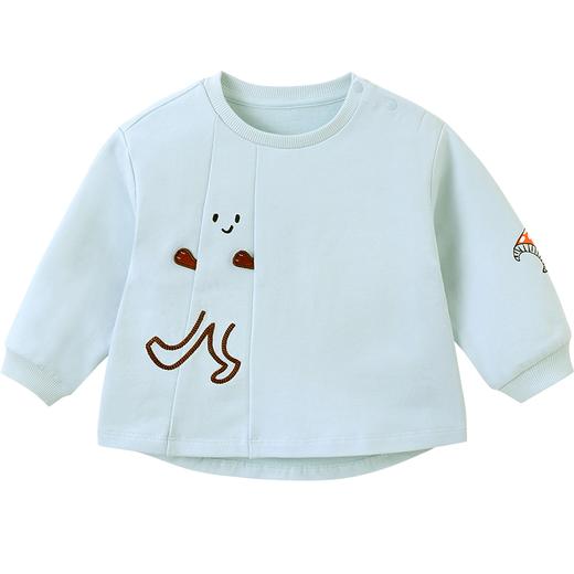 英氏女童休闲超萌长袖上衣宝宝圆领套头衫春季新品YRTAJ12104A 商品图7