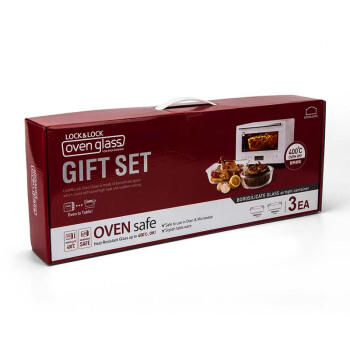 乐扣乐扣（LOCK&LOCK） 耐热玻璃保鲜盒 钣盒密封碗3件套 LLG851S008 商品图4