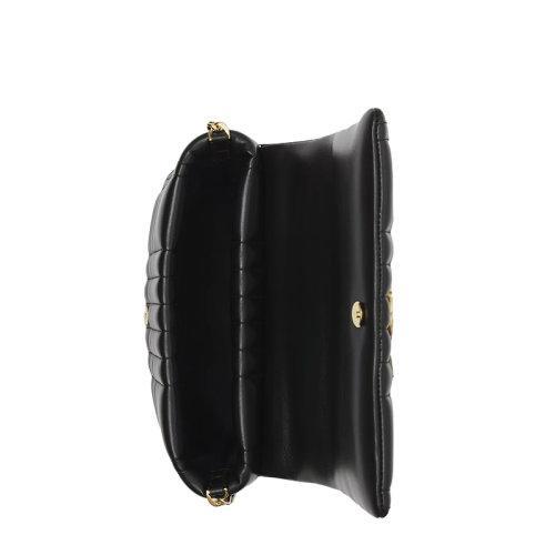 【包税】BURBERRY/博柏利 21秋冬新款Lola系列 女士小号黑色绗缝羊皮革手提斜挎单肩链条包80490501 商品图4