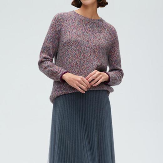 3楼 珍贝羊绒低圆领上衣 商品图0