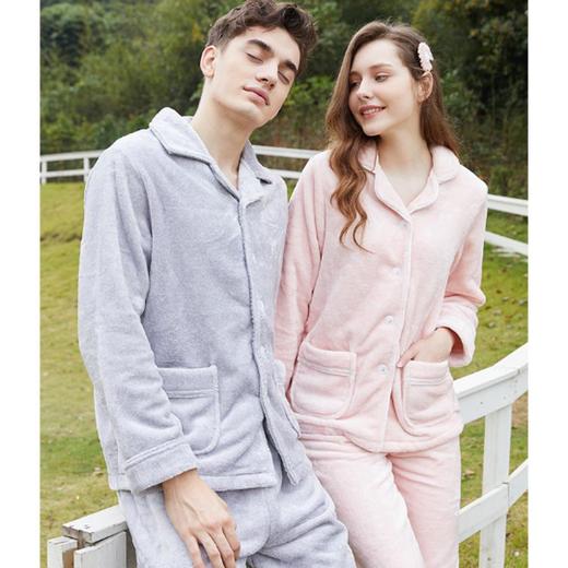 3楼 美标男士法兰绒秋冬舒适家居服情侣 商品图2