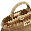 【包税】FENDI/芬迪 2021秋冬新款PEEKABOO ISEEU系列 女士小号浅褐色美利奴羊皮标志性旋转门扣金色饰面金属配饰配可拆卸肩带单肩斜跨手提包8BN327AHJ6F0J2D 商品缩略图4