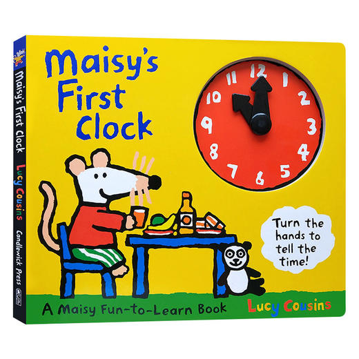 小鼠波波的第1个时钟 英文原版绘本 Maisy's First Clock 儿童英语启蒙纸板操作时钟书 Lucy Cousins 英文版进口原版书籍 商品图2