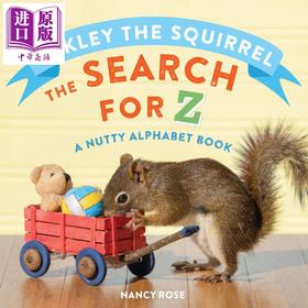 【中商原版】Oakley the Squirrel The Search for Z 小松鼠奥克利 寻找Z的故事 奥克利松鼠系列 婴幼儿字母纸板书 英文原版
