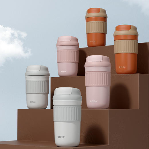 「温暖一冬 随身携带」物生物保温杯女随行咖啡杯子便携316不锈钢冷萃居家日用水杯学生男简约ins餐饮用具 商品图1