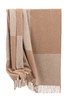 双色拼接羊绒披毯 SJF93P725N 商品缩略图1