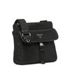 【包税】PRADA/普拉达 21年秋冬新款 男士黑色再生尼龙Saffiano 皮革可调式编织尼龙带和皮革肩带链式口袋斜跨单肩包2VH119_2DMH_F0002_V_OOO 商品缩略图1