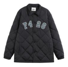 F426/BDMF20A-2352/贴布LOGO格子绗棉服 商品图0