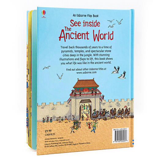 尤斯伯恩看里面系列 古代世界 英文原版 Usborne See Inside the Ancient World 英文版儿童科普百科英语课外读物 纸板翻翻书 商品图1