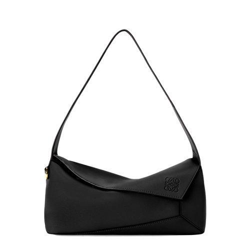【包税】LOEWE/罗意威 21秋冬新款Puzzle Hobo系列 女士黑色纳帕小牛皮拼图手提单肩包0010643500 商品图0