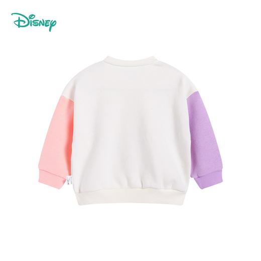 迪士尼童装米妮卡通女童春秋新品时尚甜美加绒套头卫衣上衣 商品图4