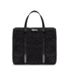 【包税】Balenciaga/巴黎世家 22春夏新款EAST-WEST BARBES系列 女士中号黑色剪羊毛单肩手提购物包6714092104Y1000 商品缩略图0