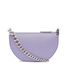 【包税】BURBERRY/博柏利 21秋冬新款Olympia系列 女士迷你浅紫色牛皮革拉链开合弧形手提单肩腋下包80490051 商品缩略图3