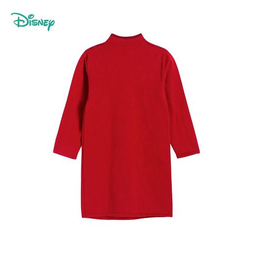 迪士尼童装女童连衣裙中国风米奇长袖连衣裙恭贺新禧新年款春新品221Q768 商品图4