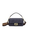 【包税】FENDI/芬迪 21秋冬新款BAGUETTE系列 女士中号深蓝色帆布老花印花磁扣翻盖开合斜跨单肩手提包8BR600AC9OF19PO 商品缩略图0