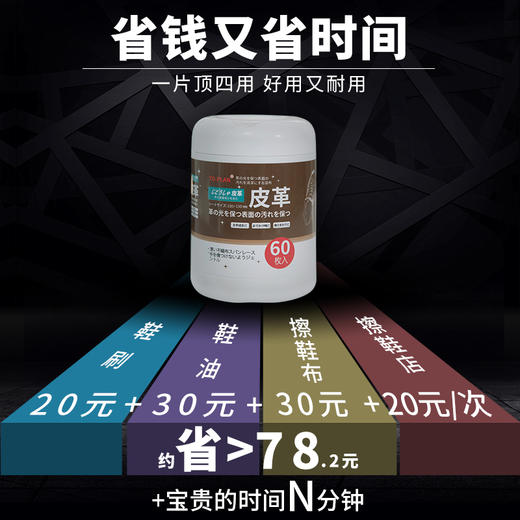 TO-PLAN皮革清洁/上光/防尘/滋养湿巾 商品图3
