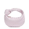 【包税】Bottega Veneta/葆蝶家 22春夏新款MINI JODIE系列 女士淡紫色Intrecciato编织皮革单隔层手提包651876VCPP55903 商品缩略图0