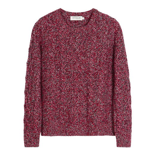 METTE羊绒世家2021年女圆领100%山羊绒加厚圆领套头修身针织毛衣 商品图6