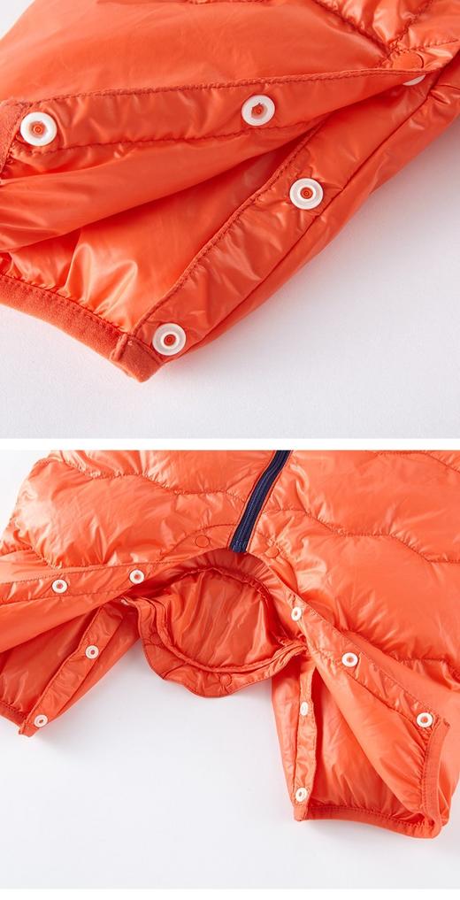 英氏-童衣类（冬）E1英羽帽蛤深橘红73CM 商品图2