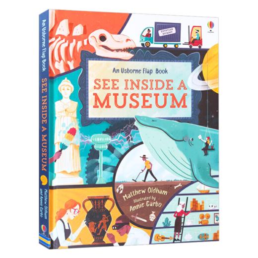 尤斯伯恩看里面系列博物馆 英文原版 Usborne See Inside A Museum 儿童英语百科知识纸板翻翻书 英文版进口原版书籍 商品图4