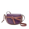 【包税】LOEWE/罗意威 21秋冬新款Gate Dual系列 女士迷你深紫色深锈色柔软小牛皮翻盖斜挎单肩包0010644102 商品缩略图0