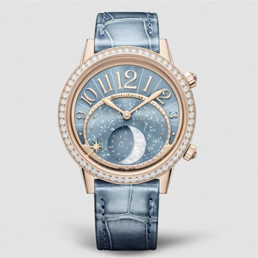 积家 Jaeger Lecoultre 约会系列玫瑰金月相腕表 Q3522480 商品图0