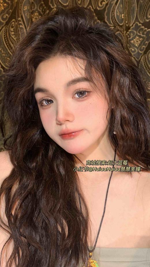 【大直径】Sheepcon-超大蓝莓/波子气泡水-14.5mm【年抛 0-1000度 含有525/575】 商品图2