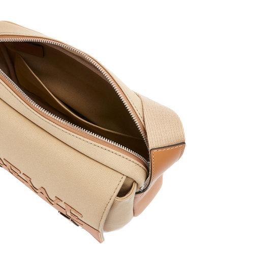 【包税】LOEWE/罗意威 21秋冬新款Signature系列 男士XS款暖沙色/Creta色帆布配皮单肩斜挎邮差包0010651016 商品图2